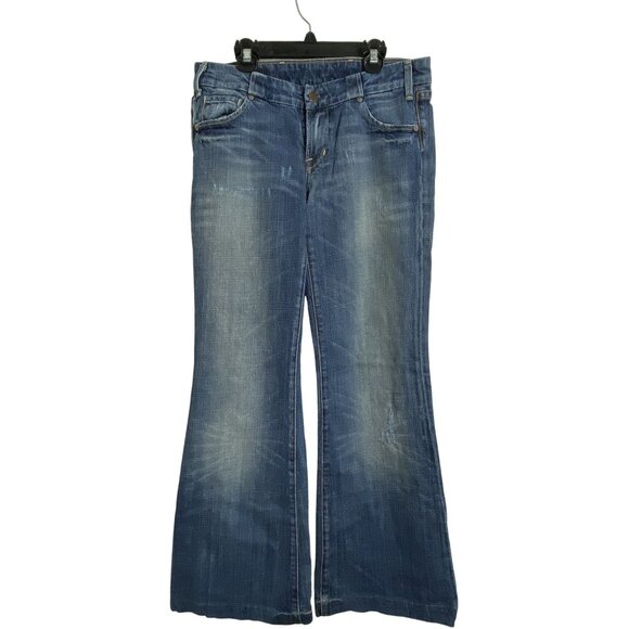 Citizens Of Humanity By Jerome Dahan Style 170-001 Low Rise Flare Y2K Size 29 - Picture 1 of 15